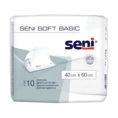 Акция на Пелюшки гігієнічні Seni Soft Basic 40*60 см, 10 шт от Eva