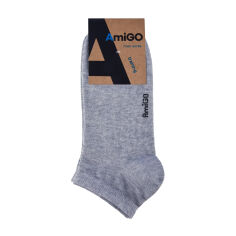 Акция на Шкарпетки чоловічі AmiGO F05 спортивні, сірі, розмір 25 от Eva