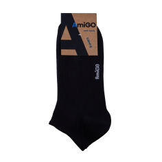 Акція на Шкарпетки чоловічі AmiGO F05 спортивні, чорні, розмір 25 від Eva