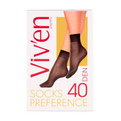 Акция на Шкарпетки жіночі Viv'en petty Preference Socks, 40 DEN, чорні, 2 пари от Eva