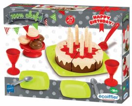 Акція на Набор посуды Ecoiffier Happy Birthday с тортом , 25 акс., 18мес.+ (2513) від Stylus
