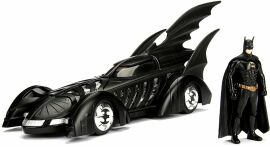 Акция на Машина Jada Бэтмен (1995) навсегда Бэтмобиль с фигуркой Бэтмена 1:24 (253215003) от Stylus