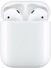 Акция на Навушники Apple AirPods with Charging Case  (2-е покоління) от Rozetka