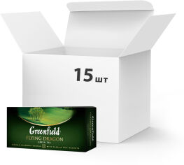 Акція на Упаковка чаю пакетованого Greenfield Flying Dragon 25 пакетиків х 15 шт. від Rozetka
