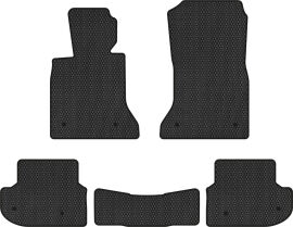 Акція на EVA килимки EVAtech в салон авто BMW 5 Series (F11) Mechanical seats 2010-2013 6 покоління Combi EU 5 шт Black від Rozetka