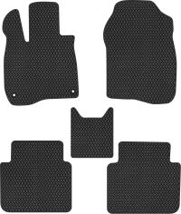 Акція на EVA килимки EVAtech в салон авто Honda CR-V (RW) 2016-2020 5 покоління SUV USA 5 шт Black від Rozetka