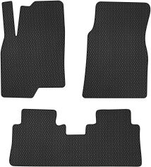 Акція на EVA килимки EVAtech в салон авто Chevrolet Captiva (C140) 7 seats MT 2011-2018 1 покоління SUV EU 3 шт Black від Rozetka