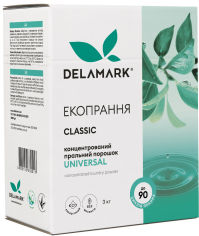 Акція на Концентрированный бесфосфатный стиральный порошок Delamark Universal 3 кг (4820152330017) від Rozetka UA