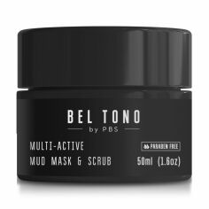 Акція на Мультиактивна грязьова маска-скраб для обличчя Bel Tono Multi-Active Mud Masque & Scrub, 50 мл від Eva