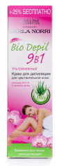 Акция на Ультраніжний крем для депіляції Eveline Cosmetics 9 в 1, для чутливої шкіри, 125 мл от Eva