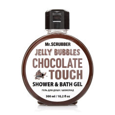 Акція на Гель для душу Mr.Scrubber Jelly Bubbles Chocolate для всіх типів шкіри, 300 мл від Eva