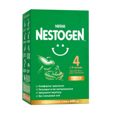 Акція на Дитяча суха молочна суміш Nestogen 4 з лактобактеріями L. Reuteri, від 1.5 року, 600 г від Eva