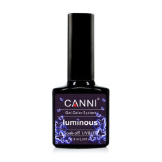 Акция на Гель-лак для нігтів Canni Luminous Soak-off UV&LED Gel Color System 806 Крем-брюле-сонячний жовтий, 7.3 мл от Eva