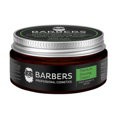 Акція на Чоловічий крем для гоління Barbers Premium Shaving Cream з тонізувальним ефектом, з чорним перцем та ветивером, 100 мл від Eva