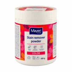 Акція на Плямовивідник для кольорових речей Mayeri Stain Remover Powder Color, 500 г від Eva