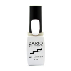 Акція на Гель-лак для нігтів Zario Professional Gel Polish 301 Щільний білий, 8 мл від Eva