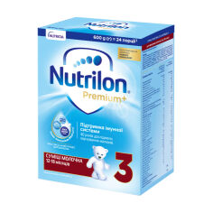 Акція на Дитяча суха молочна суміш Nutrilon Premium+ 3, від 1 до 1.5 року, 600 г від Eva