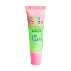 Акція на Блиск для губ Colour Intense Pop Neon Lip Balm з конопляною олією, Яблуко, 10 мл від Eva