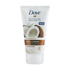 Акция на Крем для рук Dove Nourishing Secrets з кокосовою олією та мигдальним молочком, 75 мл от Eva