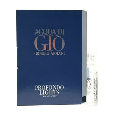 Акція на Giorgio Armani Acqua Di Gio Profondo Lights Парфумована вода чоловіча, 1.2 мл (пробник) від Eva