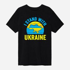 Акция на Футболка жіноча Love&Live Ukraine-2 LLP01504 L Чорна от Rozetka