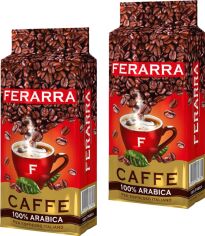 Акція на Упаковка меленої кави Ferarra Arabica 100% 250 г х 2 шт. від Rozetka