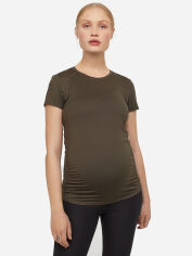Акція на Спортивна футболка для вагітних H&M 8750052dm XS Хакі від Rozetka