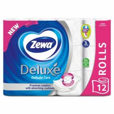 Акція на Туалетная бумага Zewa Deluxe белая 12 шт від MOYO