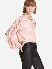 Акция на Блузка жіноча H&M XAZ045027LGSQ 36 Блідо-рожева от Rozetka