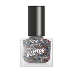 Акція на Лак для нігтів NYD Professional More Glitter 3, 7 мл від Eva
