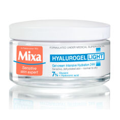 Акция на Зволожувальний крем-гель для обличчя Mixa Hyalurogel Hydration 24H Gel-Cream, 50 мл от Eva