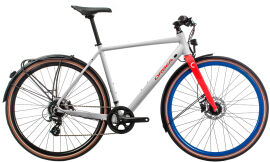 Акция на Велосипед Orbea Carpe 25 2020 L White-Red  + Велосипедні шкарпетки в подарунок от Rozetka