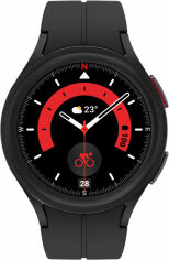 Акция на Samsung Galaxy Watch 5 Pro 45mm Lte Black Titanium with Black D-Buckle Sport Band (SM-R925FZKA) от Stylus