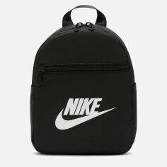 Акція на Рюкзак жіночий спортивний тканинний 6 л Nike W Nsw Futura 365 Mini Mini Bkpk CW9301-010 Чорний від Rozetka