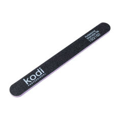 Акція на Пилка для нігтів Kodi Professional 150/150 грит пряма, чорна, 178*19*4 мм від Eva