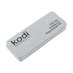 Акція на Міні пилка-баф для нігтів прямокутної форми Kodi Professional 170, 100/180 грит, сіра, 90*35*11.5 мм від Eva