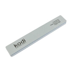 Акция на Пилка-баф для нігтів прямокутної форми Kodi Professional 160, 100/180 грит, сіра, 178*28 *11.5 мм от Eva