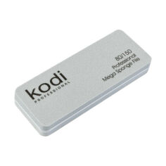 Акція на Міні пилка-баф для нігтів прямокутної форми Kodi Professional 171, 80/150 грит, сіра, 90*35*11.5 мм від Eva