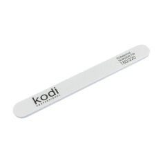 Акція на Пилка для нігтів Kodi Professional 180/220 грит пряма, біла, 178*19*4 мм від Eva