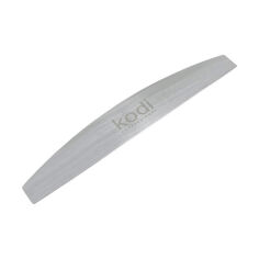 Акція на Металева основа Kodi Professional до пилки для нігтів у формі півмісяць 190, сіра, 178*28 мм від Eva