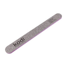 Акція на Пилка для нігтів Kodi Professional 100/150 грит пряма, коричнева, 178*19*4 мм від Eva