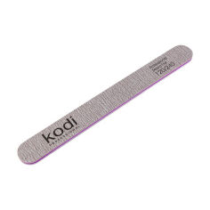 Акція на Пилка для нігтів Kodi Professional 120/240 грит пряма, коричнева, 178*19*4 мм від Eva