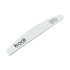 Акція на Пилка для нігтів Kodi Professional 150/150 грит полумісяць, біла, 178*28*4 мм від Eva