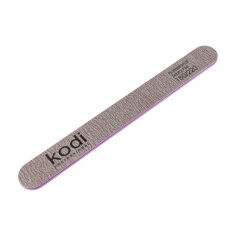 Акція на Пилка для нігтів Kodi Professional 180/220 грит пряма, коричнева, 178*19*4 мм від Eva