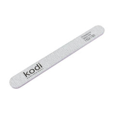 Акція на Пилка для нігтів Kodi Professional 135, 150/150 грит пряма, світло-сіра, 178*19*4 мм від Eva