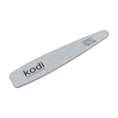 Акція на Пилка для нігтів Kodi Professional 150/150 грит конусна, сіра, 178*32*4 мм від Eva