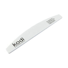 Акція на Пилка для нігтів Kodi Professional 180/220 грит полумісяць, біла, 178*28*4 мм від Eva