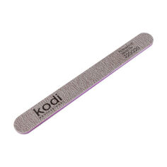 Акція на Пилка для нігтів Kodi Professional 220/220 грит пряма, коричнева, 178*19*4 мм від Eva
