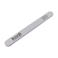 Акція на Пилка для нігтів Kodi Professional 102, 150/150 грит, пряма, сіра, 178*19*4 мм від Eva