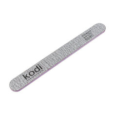 Акція на Пилка для нігтів Kodi Professional 80/80 грит пряма, коричнева, 178*19*4 мм від Eva